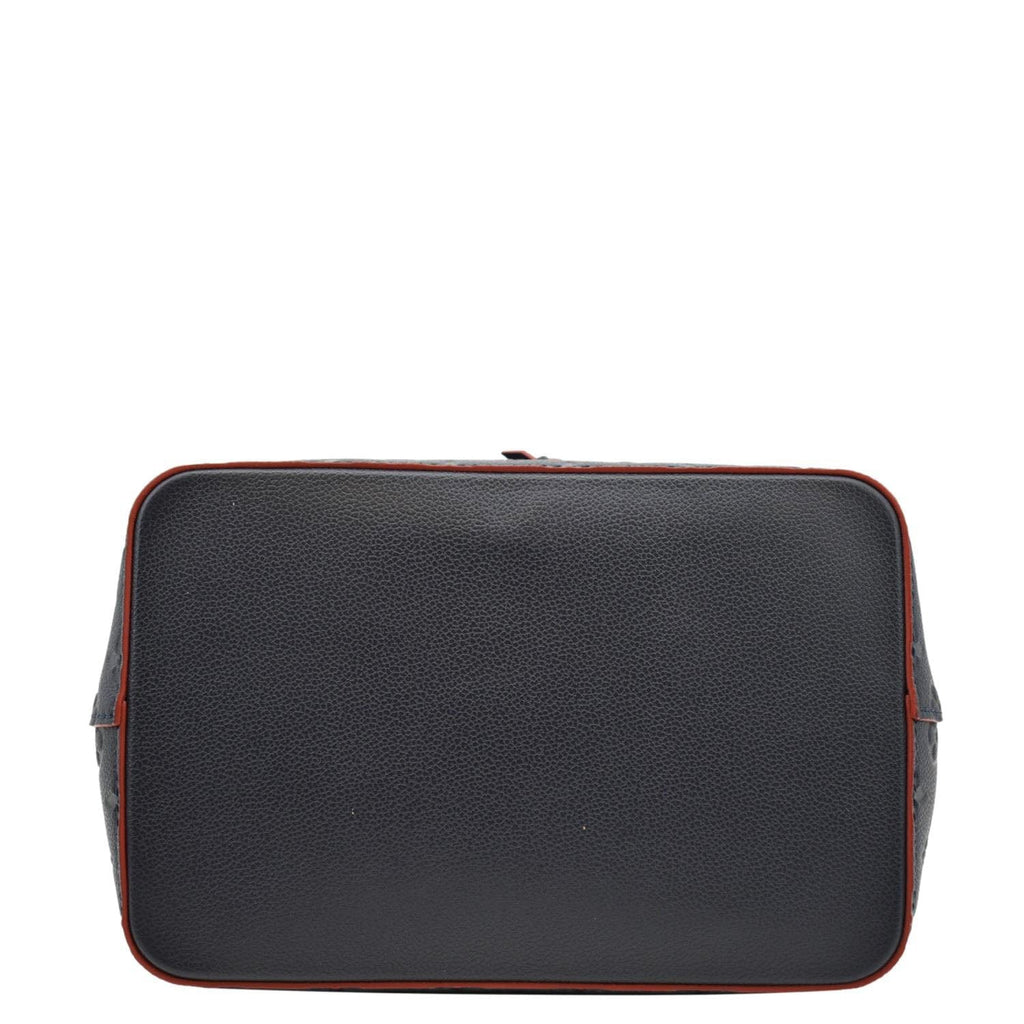 LOUIS VUITTON NeoNoe Monogram Empreinte Leather Shoulder Bag Navy Blue