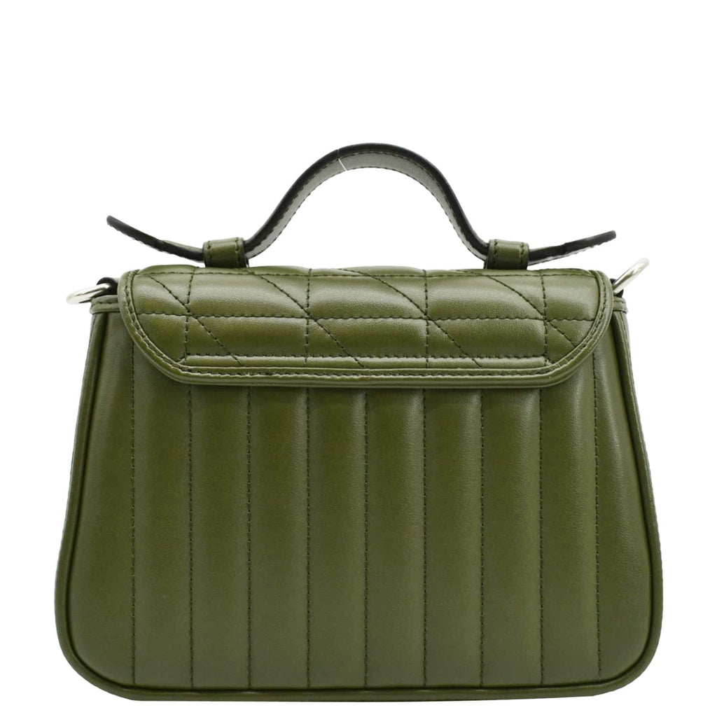 GUCCI Gucci Marmont Mini Top Handle Crossbody Bag Olive 583571