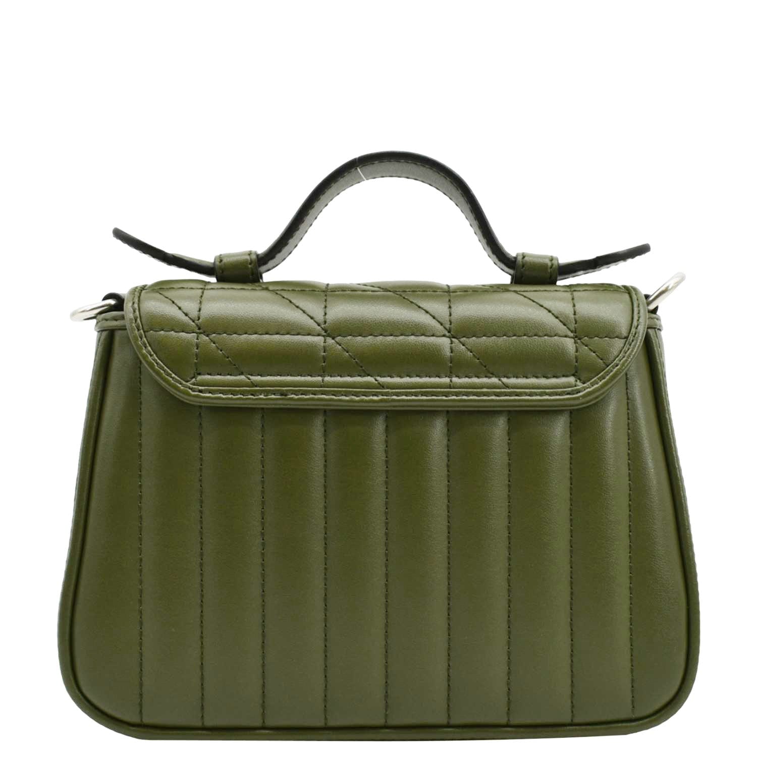 GUCCI Gucci Marmont Mini Top Handle Crossbody Bag Olive 583571