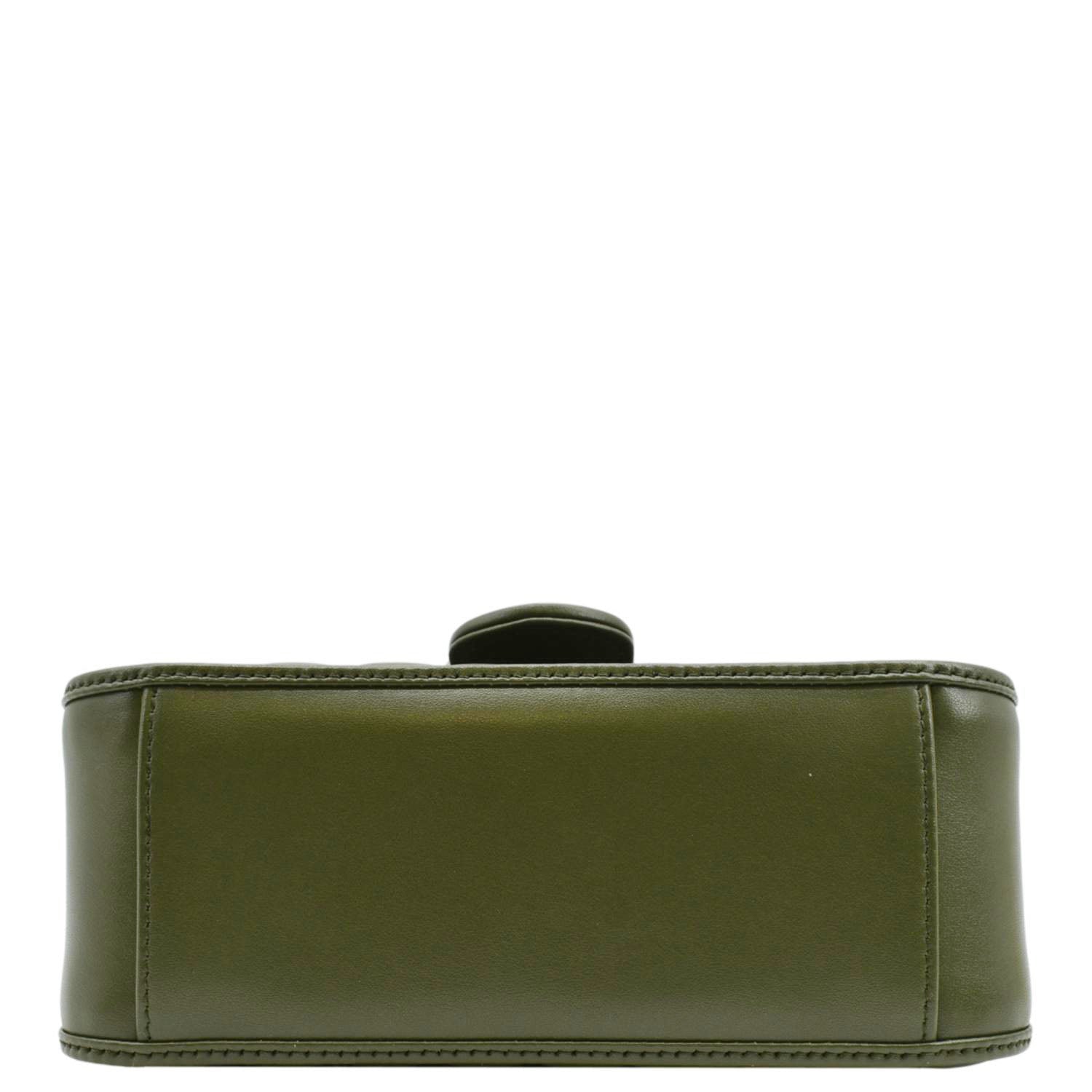 GUCCI Gucci Marmont Mini Top Handle Crossbody Bag Olive 583571