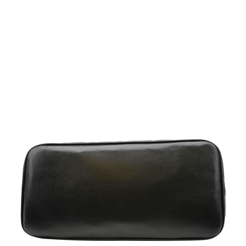 Chanel Medallion Quilted Caviar Leather Tote Bag Black