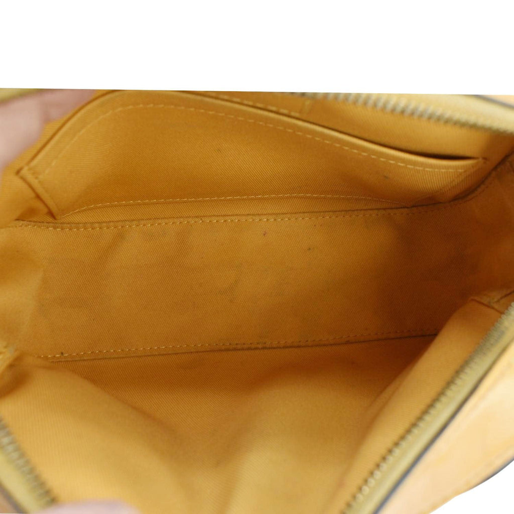 LOUIS VUITTON Santa Monica Damier Ebene Crossbody Bag Brown
