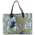 GUCCI Gucci Supreme Monogram Blooms Large Reversible Tote Beige DD18809