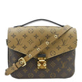 LOUIS VUITTON  Metis Pochette Reverse Monogram Canvas Crossbody Bag Brown