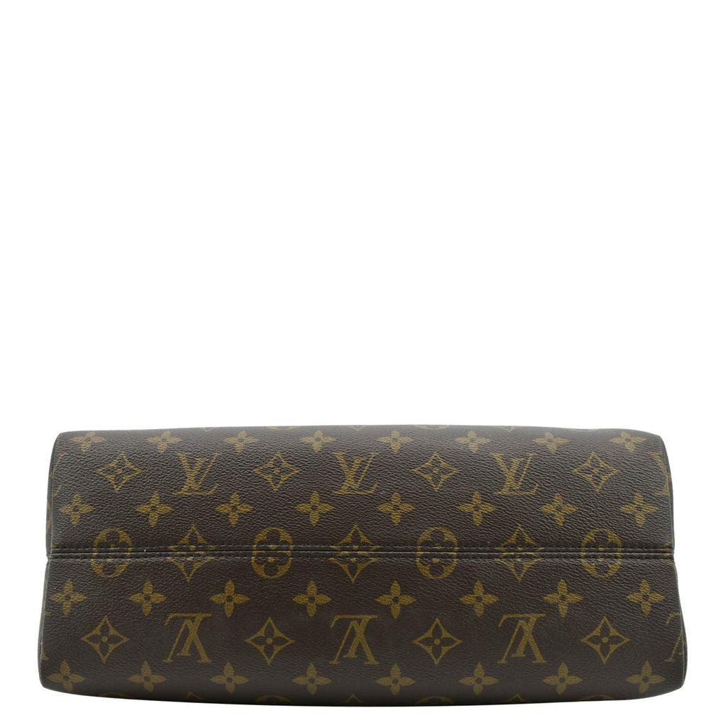 LOUIS VUITTON Boetie MM Monogram Canvas Shoulder Bag Brown