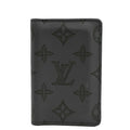 LOUIS VUITTON Monogram Shadow Pocket Organizer Gray