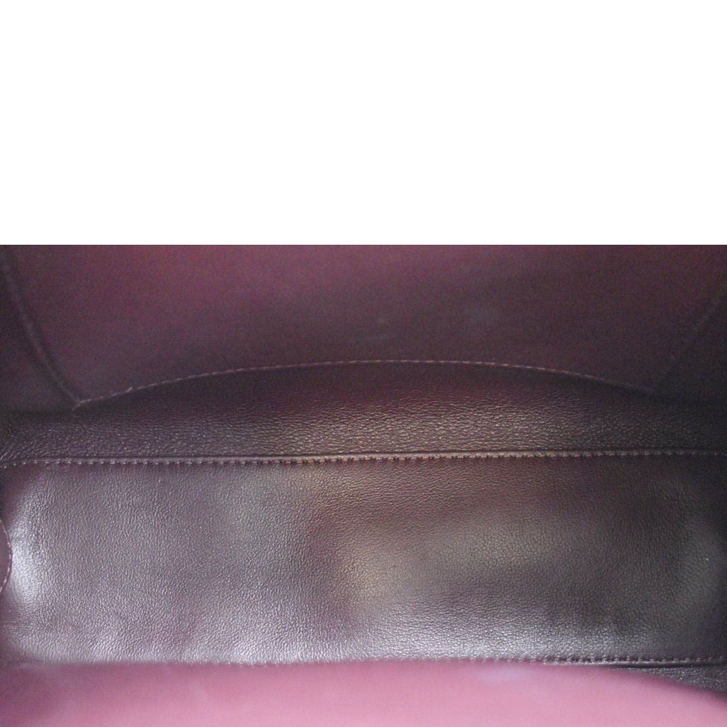 Chanel CC Kisslock Box Lambskin Leather Chain Shoulder Bag Black