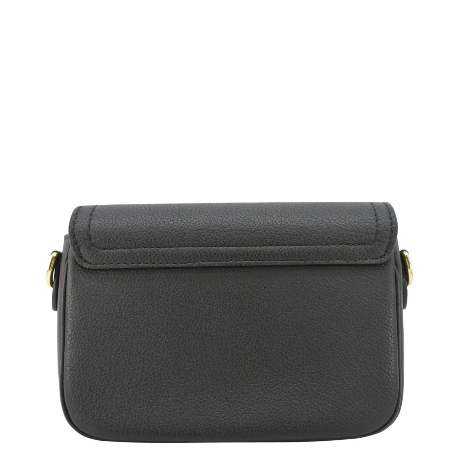 LOUIS VUITTON Lockme Tender Grained Calfskin Leather Shoulder Bag Black