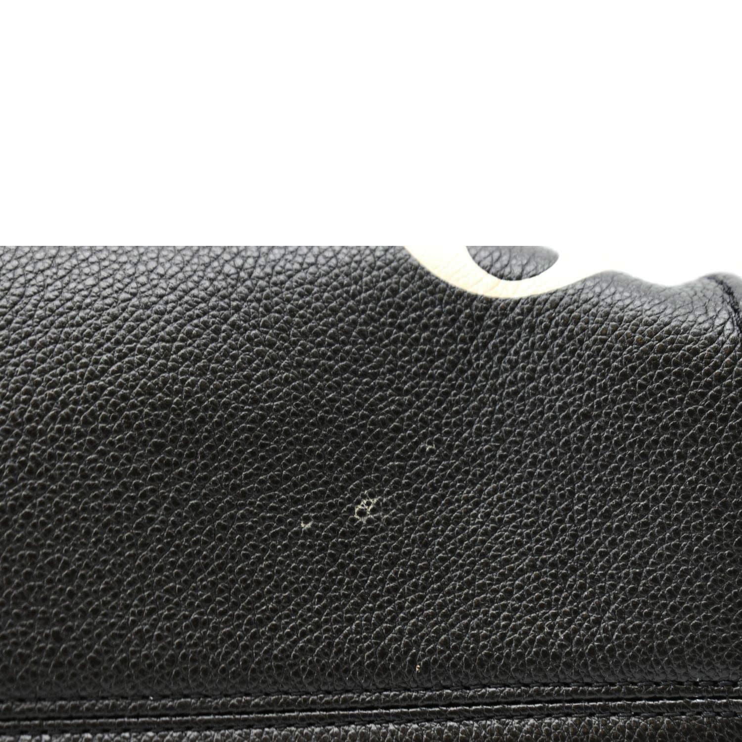 LOUIS VUITTON Onthego MM Giant Monogram Empreinte Leather Tote Bag Bicolor
