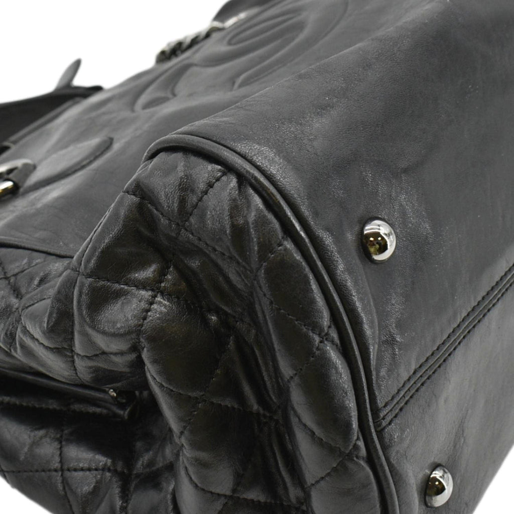Chanel Perfect Day Large Leather Tote Bag Black