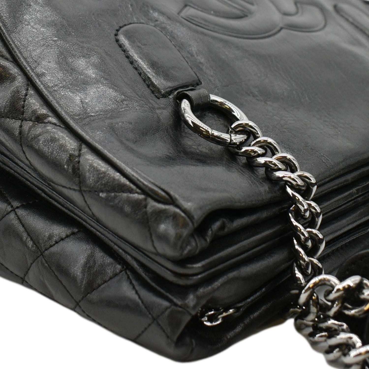 Chanel Perfect Day Large Leather Tote Bag Black