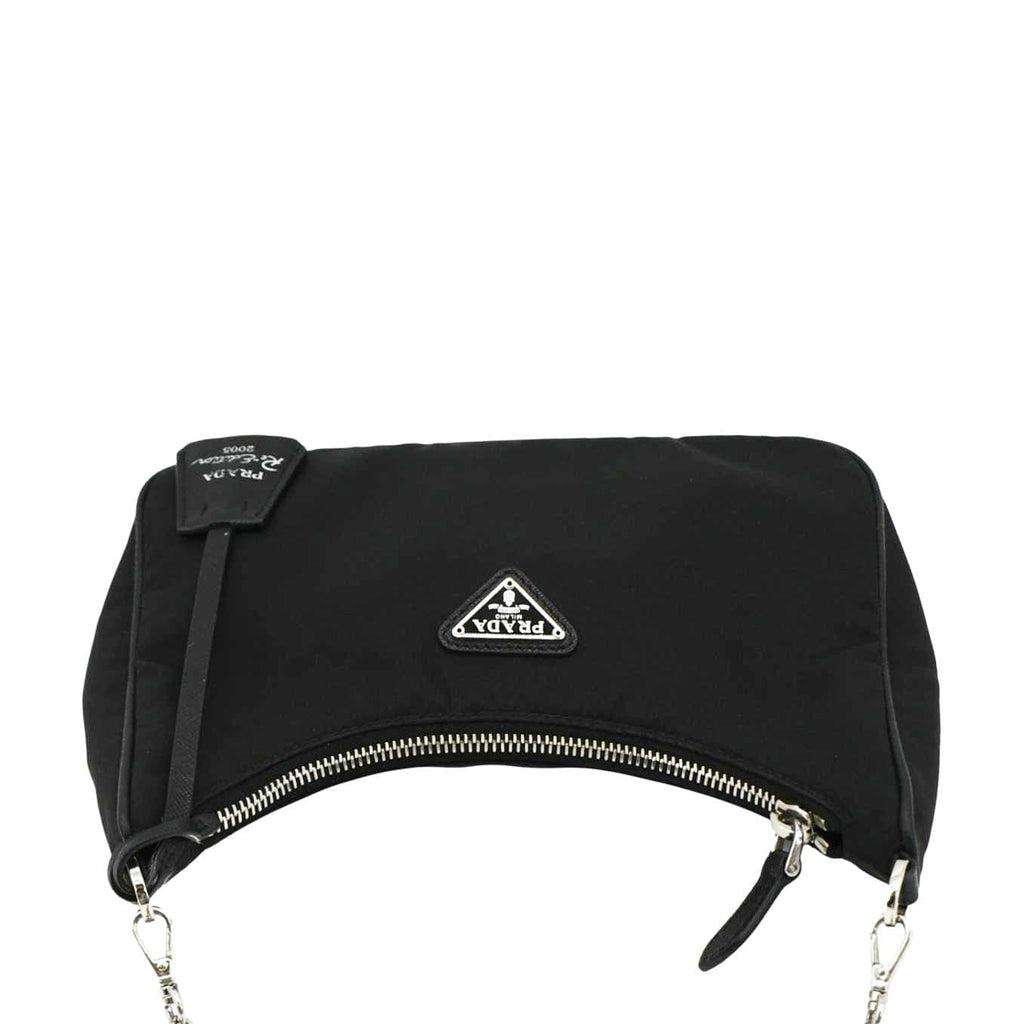 PRADA Re-Edition 2005 Re-Nylon Shoulder Bag Black