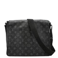 LOUIS VUITTON District MM Monogram Eclipse Messenger Bag Black