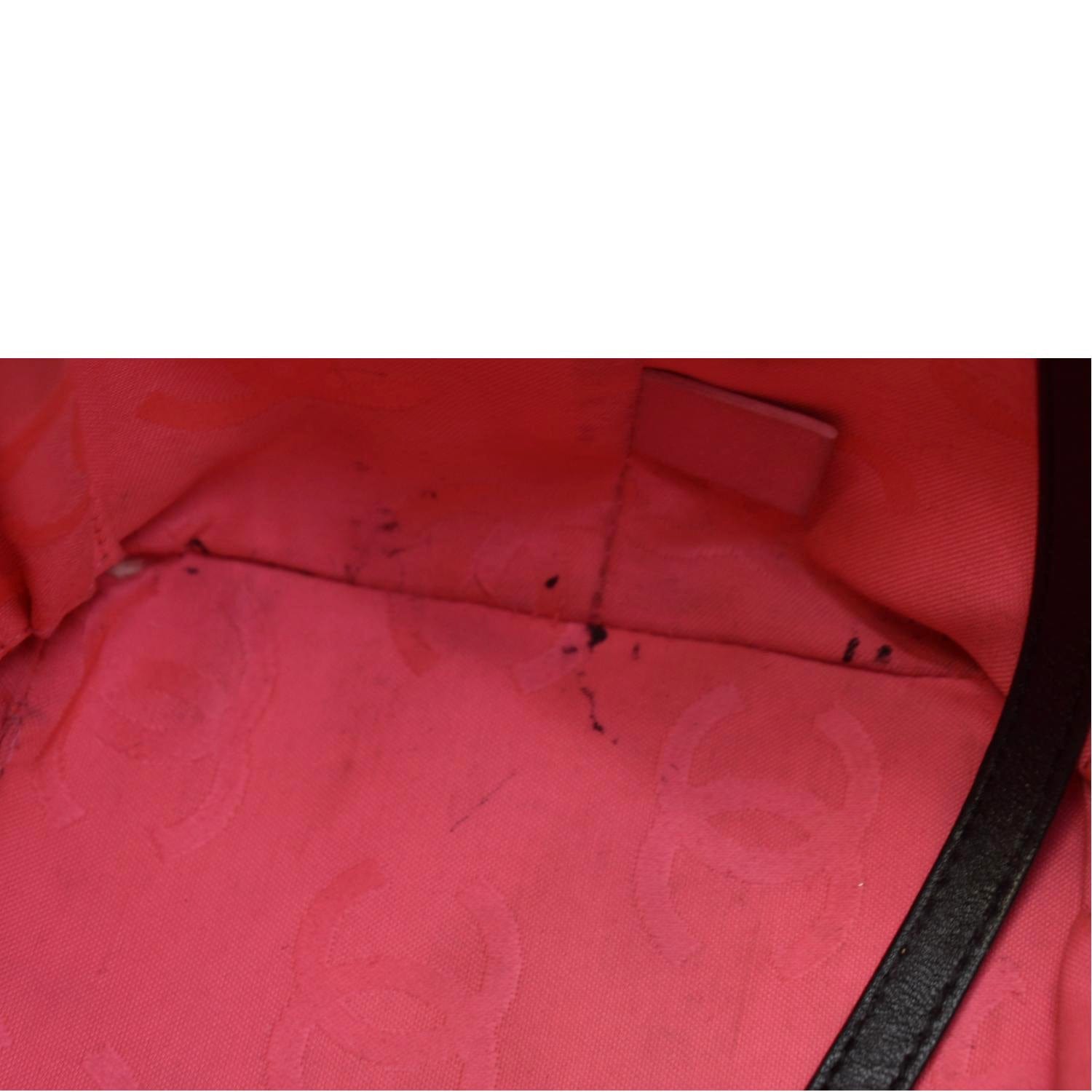 Chanel Cambon Ligne Quilted Leather Tote Bag Black