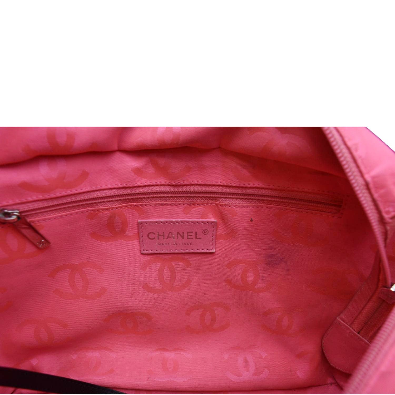 Chanel Cambon Ligne Quilted Leather Tote Bag Black
