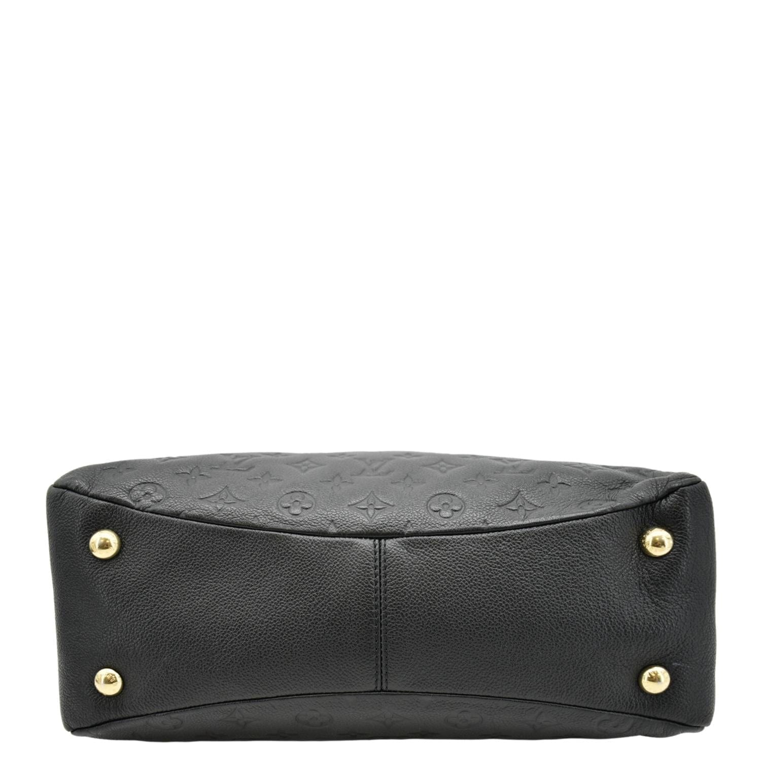 LOUIS VUITTON Ponthieu PM  Empreinte Leather Shoulder Bag Black