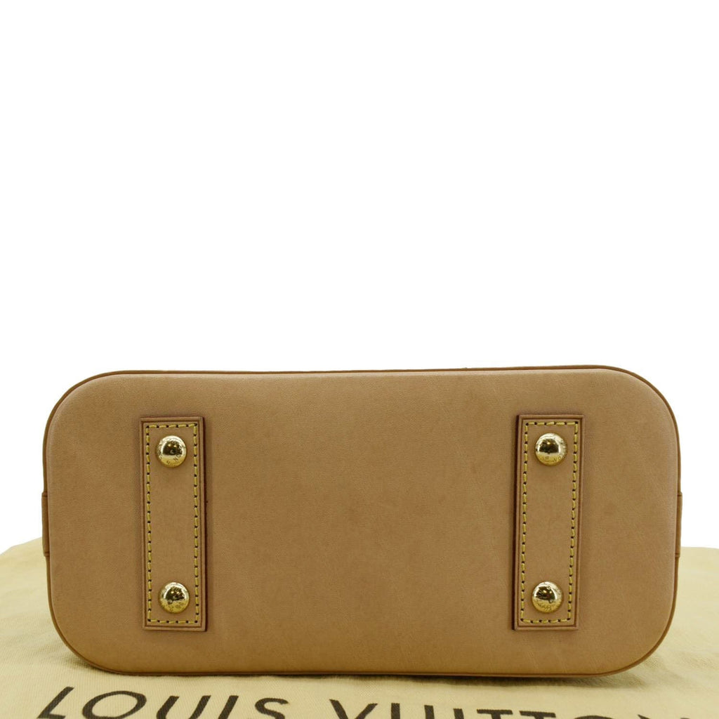 LOUIS VUITTON Alma BB Monogram Canvas Crossbody Bag Brown