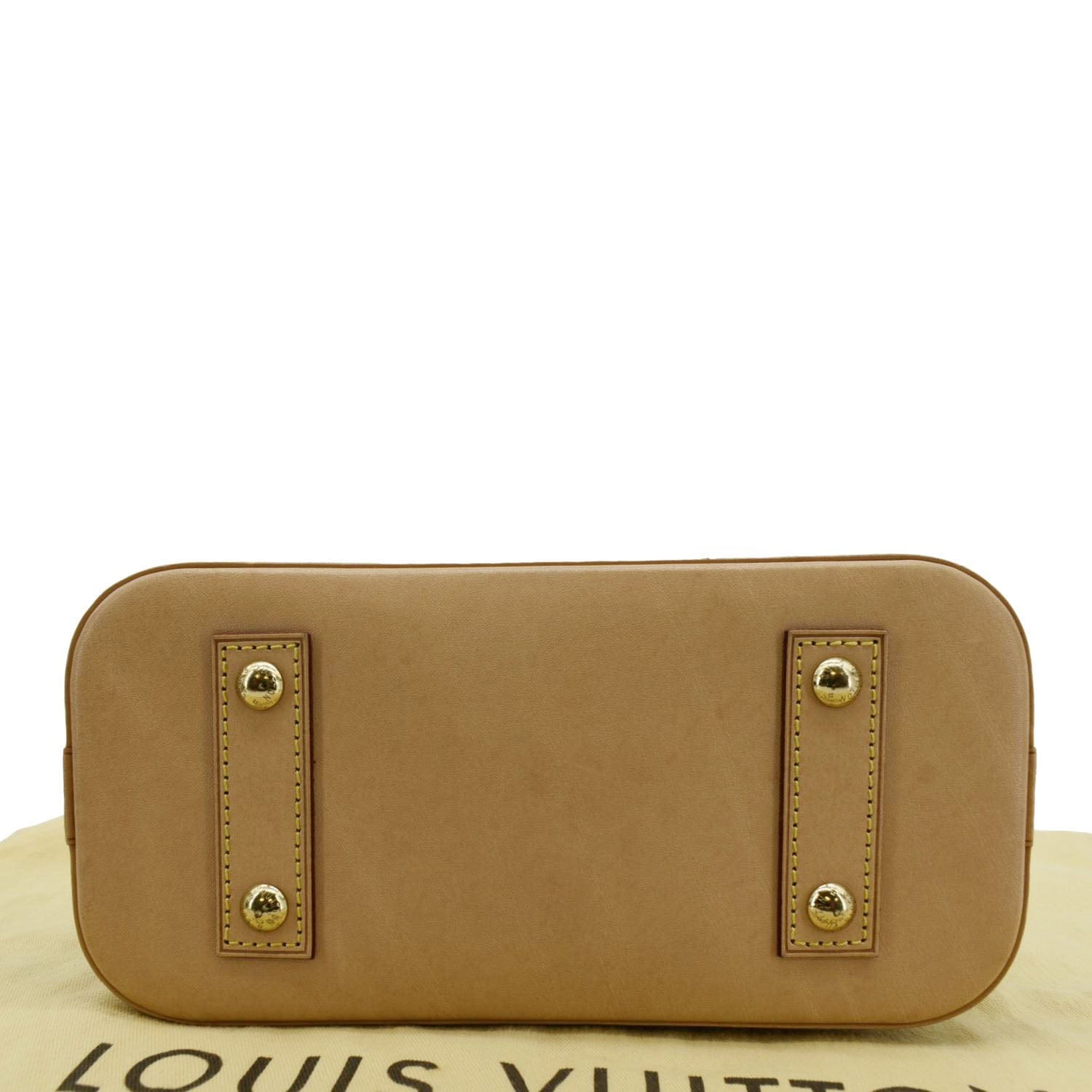 LOUIS VUITTON Alma BB Monogram Canvas Crossbody Bag Brown