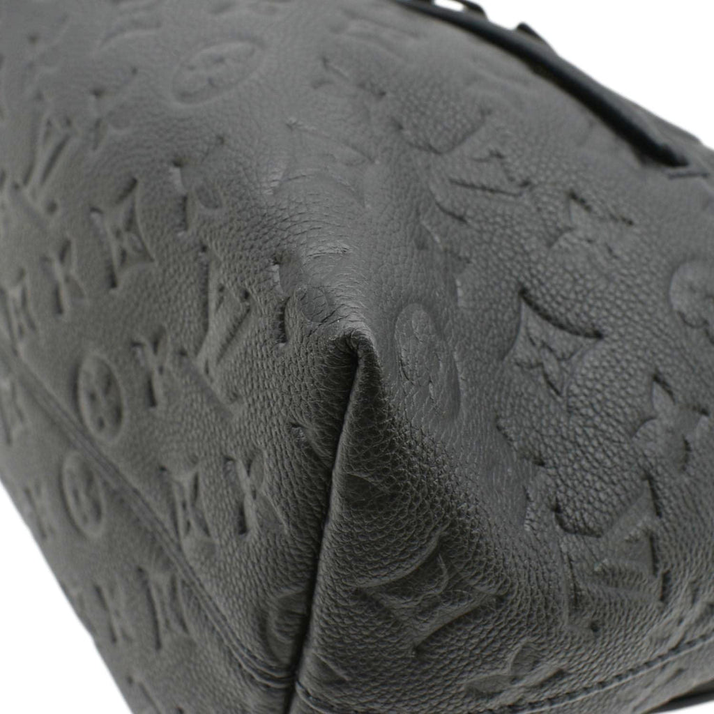 LOUIS VUITTON Montsouris PM Monogram Empreinte Backpack Black