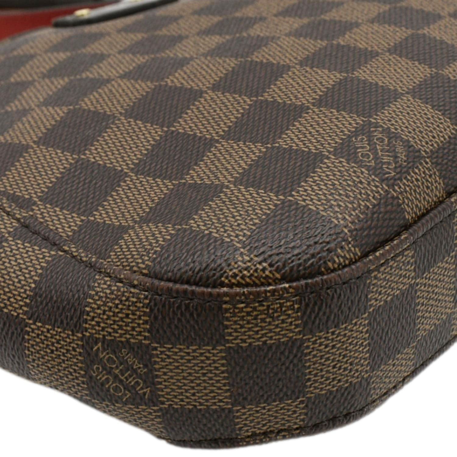 LOUIS VUITTON South Bank Besace Damier Ebene Crossbody Bag Brown