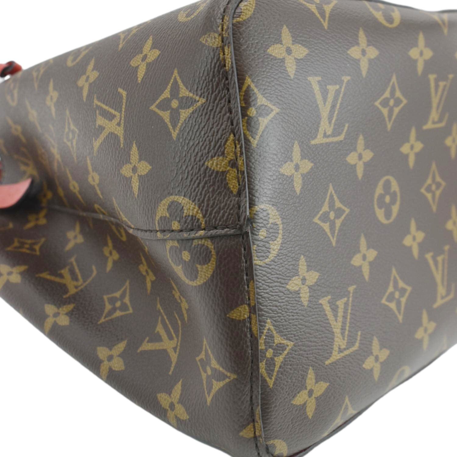 LOUIS VUITTON NeoNoe Monogram Canvas Shoulder Bag Red
