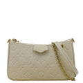Louis Vuitton Easy Pouch On Strap Empreinte Leather Shoulder Bag Pouch Cream