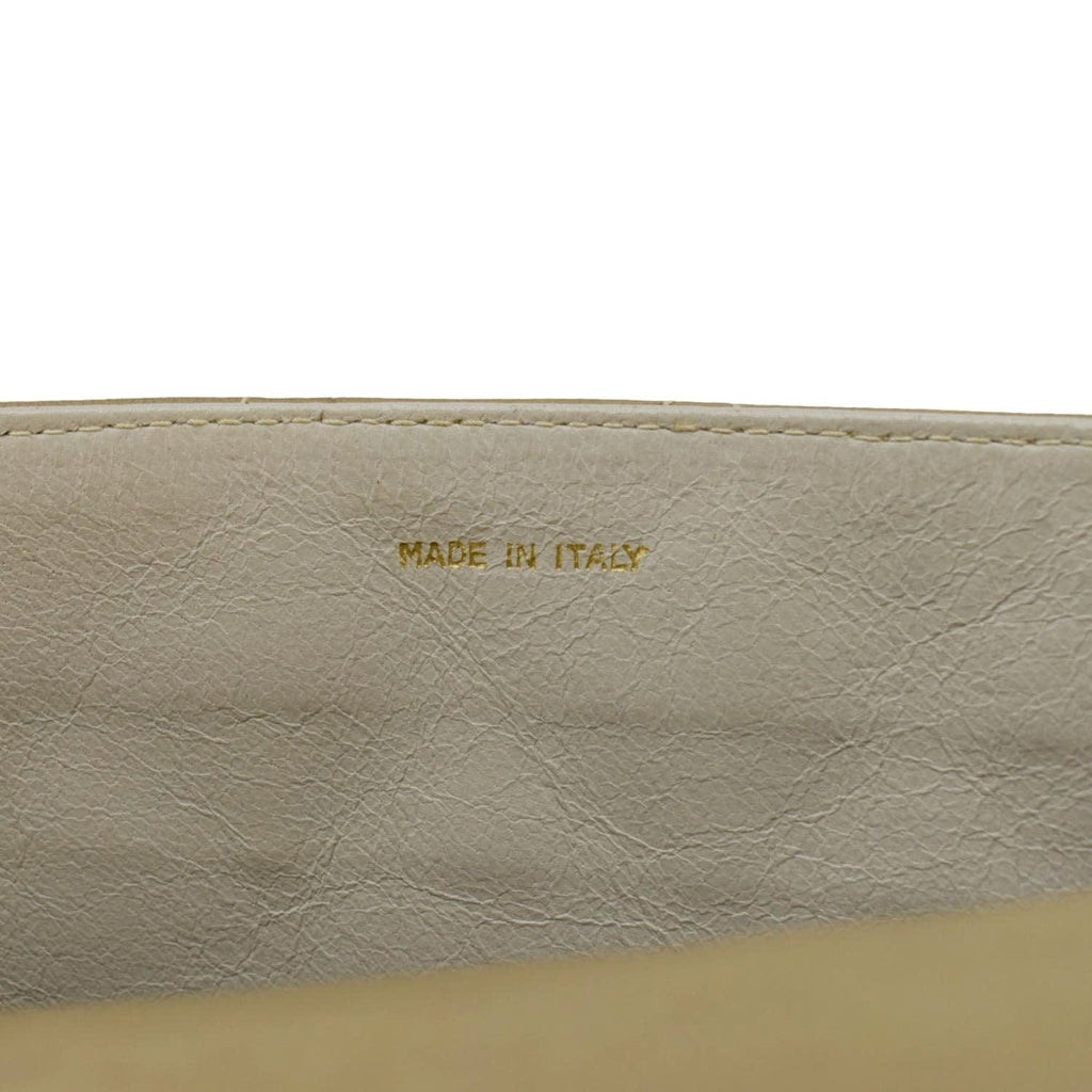 Chanel Tassel Flap Quilted Leather Camera Case Shoulder Bag Beige