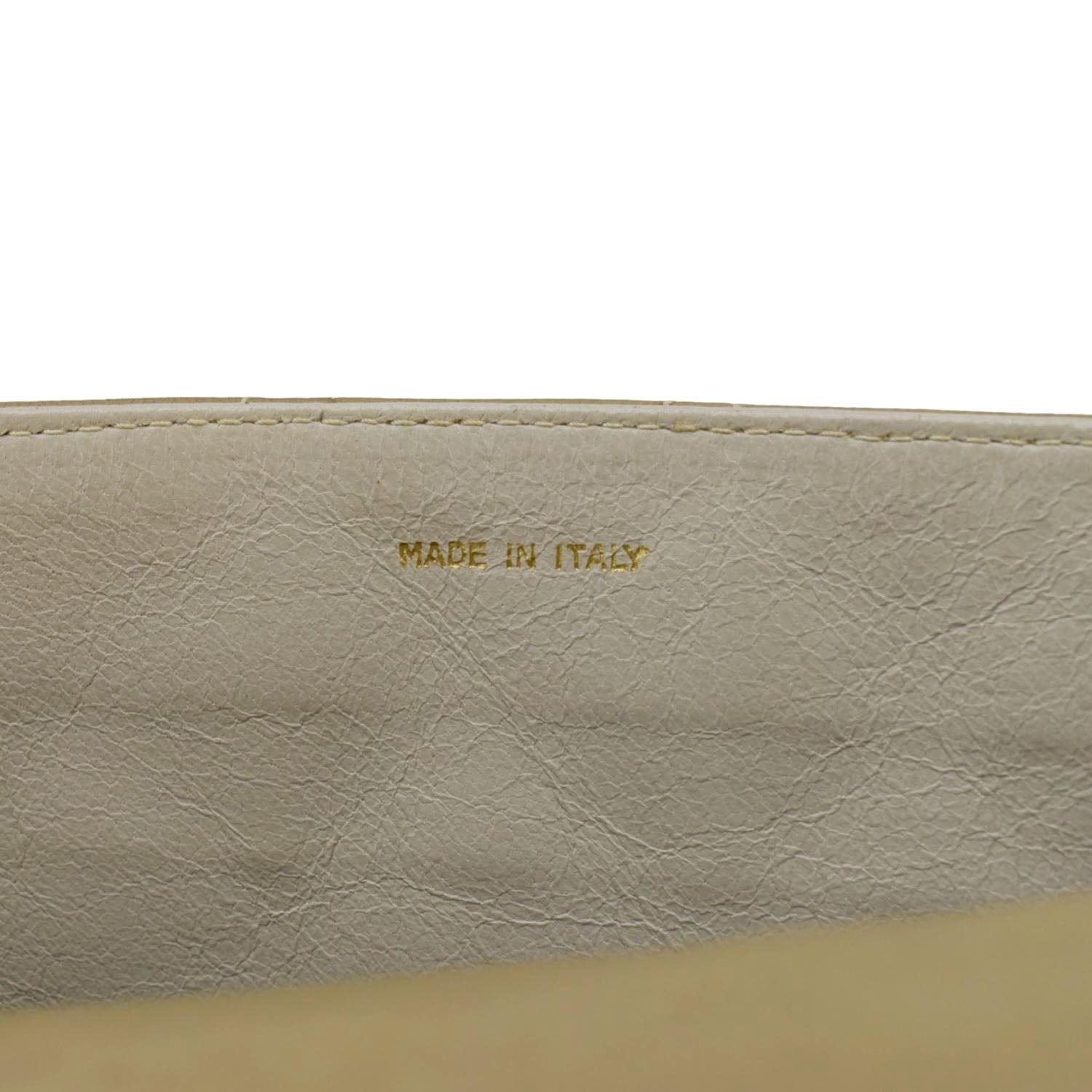 Chanel Tassel Flap Quilted Leather Camera Case Shoulder Bag Beige