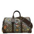 GUCCI Disney x Donald Duck Gucci Supreme Canvas Duffle Travel Bag Beige 648085