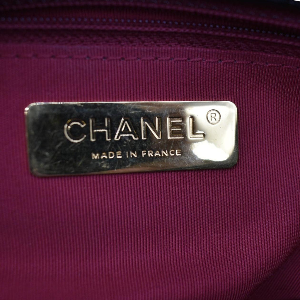 Chanel 19 Flap Quilted Lambskin Leather Shoulder Bag Black