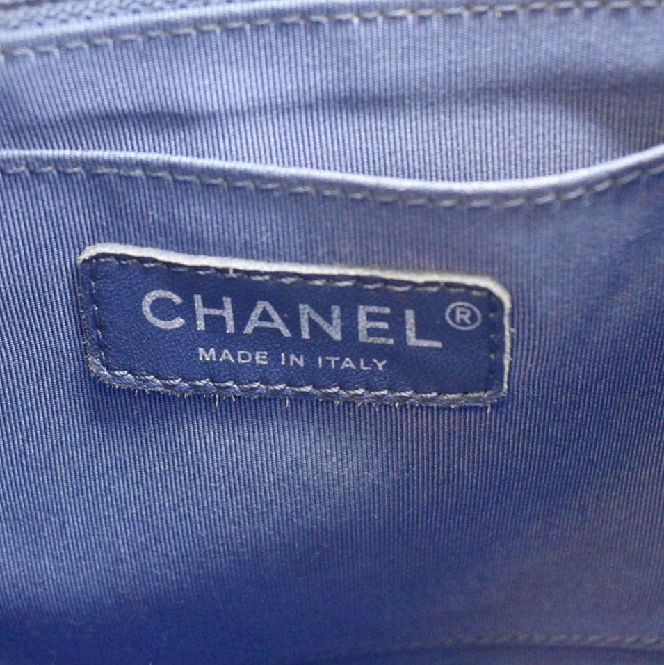 Chanel Urban Spirit Quilted Leather Backpack Bag Blue