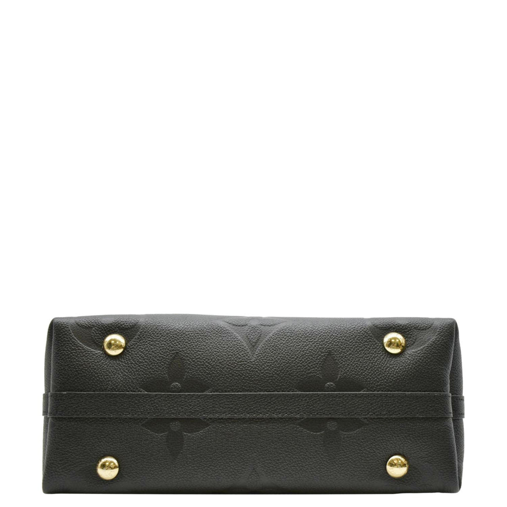 LOUIS VUITTON Carryall PM  Monogram Empreinte Leather Shoulder Bag Black