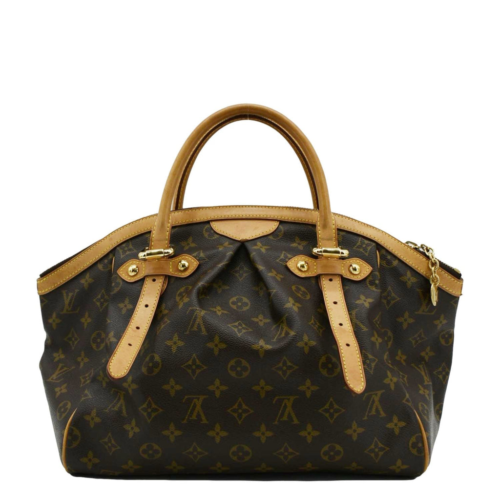 LOUIS VUITTON Tivoli GM Monogram Canvas Satchel Bag Brown