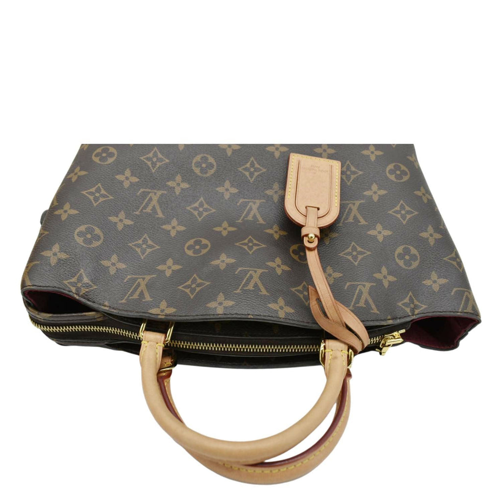 LOUIS VUITTON Petit Palais Monogram Canvas Shoulder Bag Brown