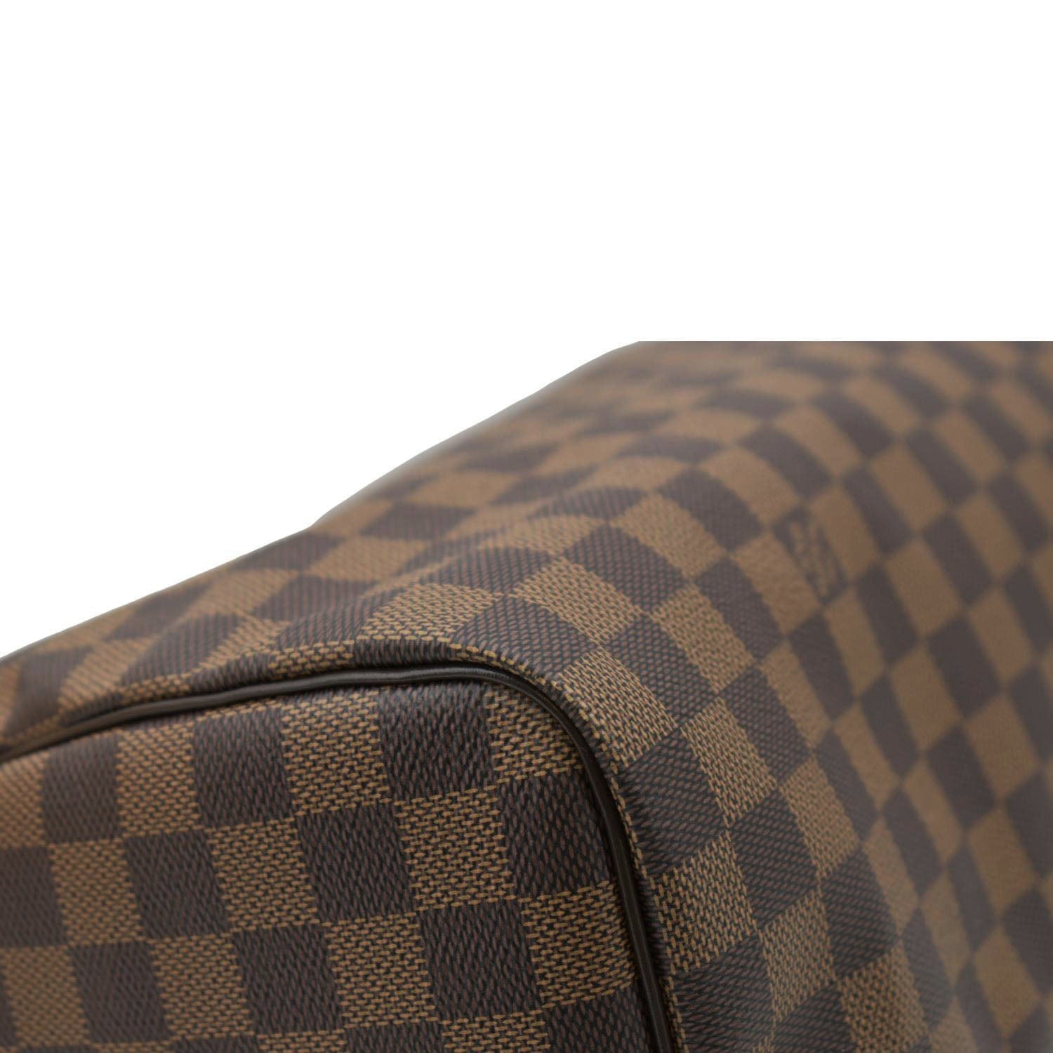 LOUIS VUITTON  Speedy 35 Damier Ebene Satchel Bag Brown