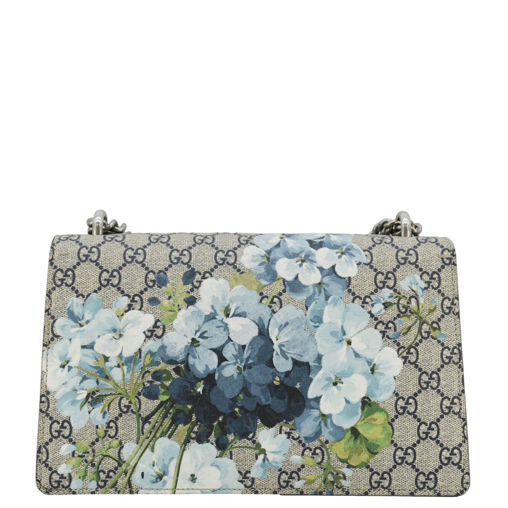 GUCCI Dionysus  Blooms Gucci Supreme Canvas Shoulder Bag Beige 400249