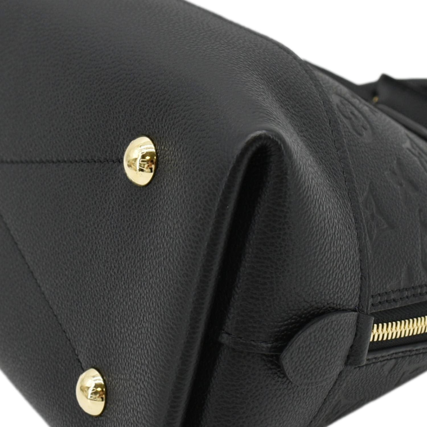 LOUIS VUITTON Neo Alma PM Monogram Empreinte Shoulder Bag Black