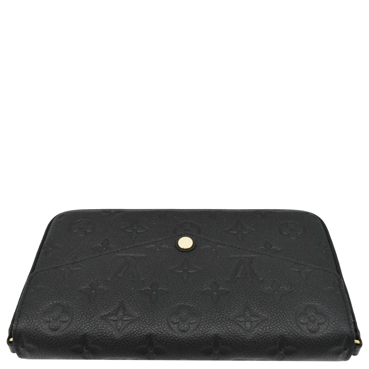 LOUIS VUITTON Felicie Monogram Empreinte Pochette Shoulder Bag Black