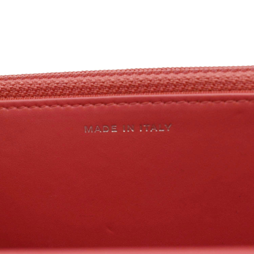 Chanel WOC Quilted Patent Leather Crossbody Bag Red
