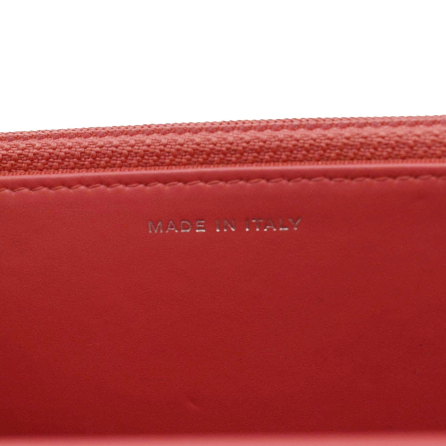 Chanel WOC Quilted Patent Leather Crossbody Bag Red