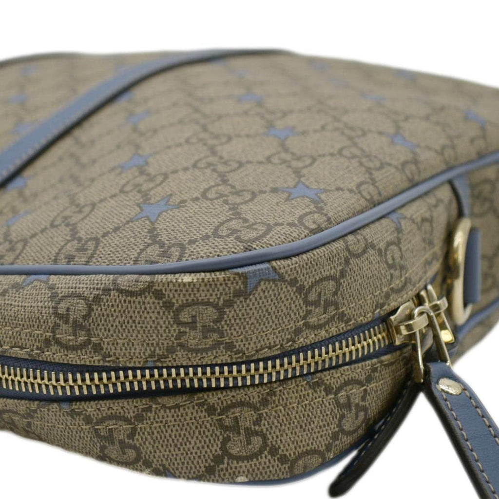 GUCCI Gucci Supreme Stars Briefcase Bag Beige