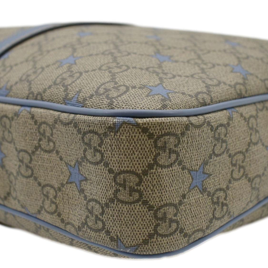 GUCCI Gucci Supreme Stars Briefcase Bag Beige