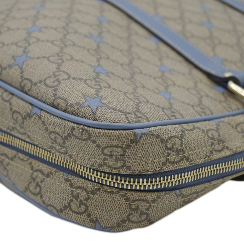 GUCCI Gucci Supreme Stars Briefcase Bag Beige