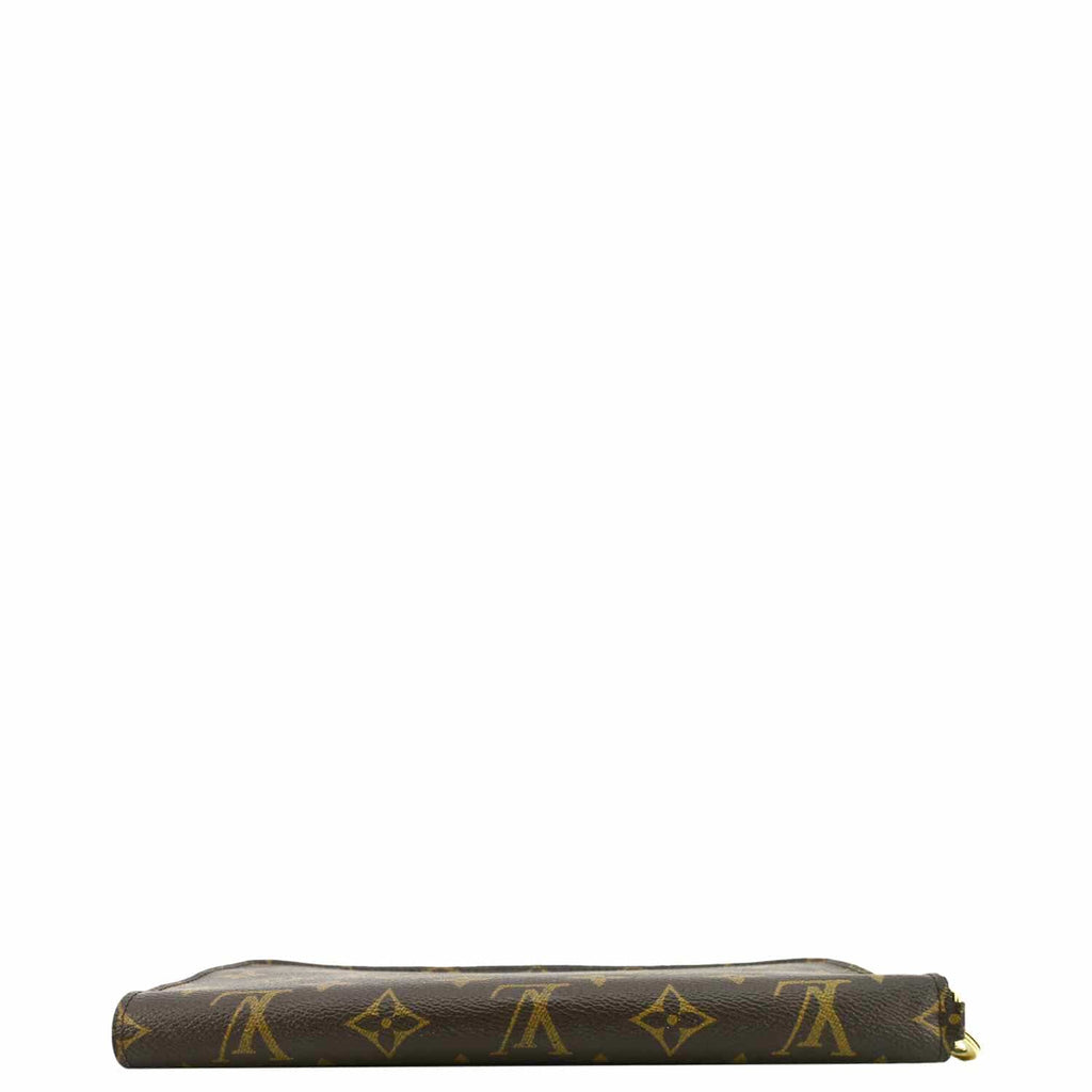 LOUIS VUITTON Insolite Monogram Canvas Organizer Wallet Brown