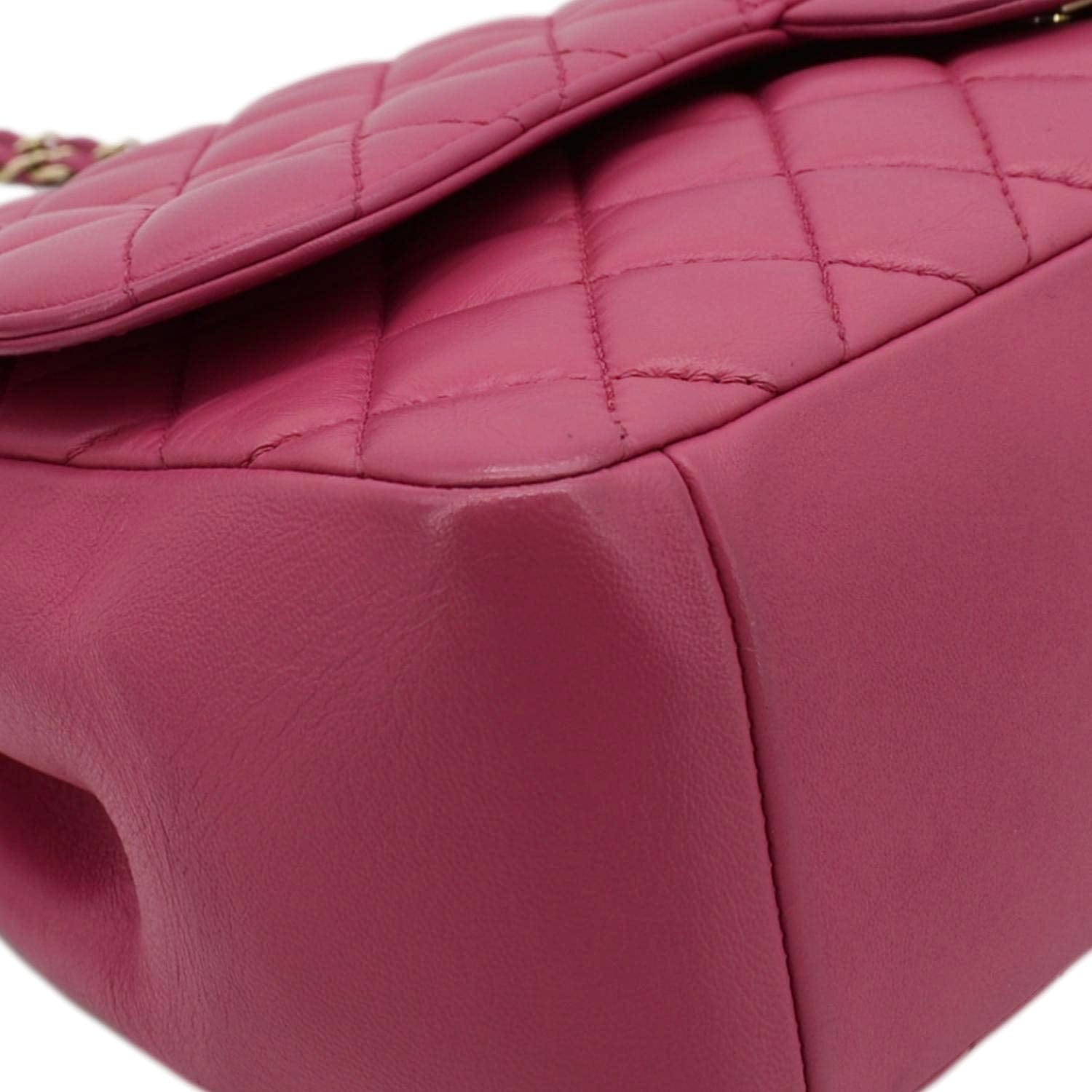 Chanel Mademoiselle Chic Flap Medium Leather Shoulder Bag Pink