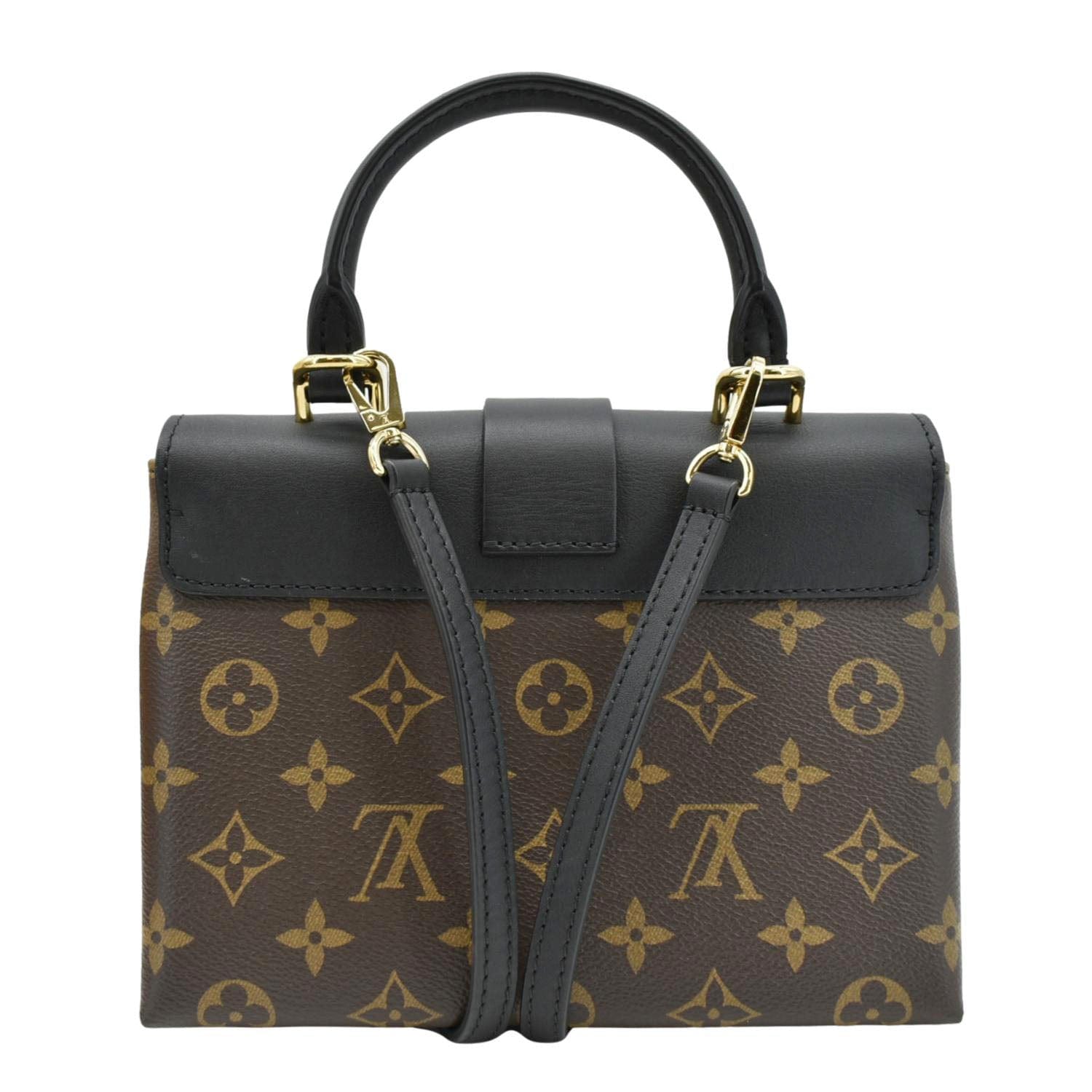 LOUIS VUITTON Locky BB Monogram Canvas Shoulder Bag Brown