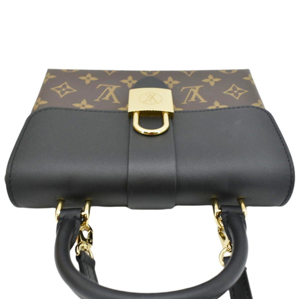 LOUIS VUITTON Locky BB Monogram Canvas Shoulder Bag Brown