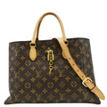 LOUIS VUITTON Flower Zipped Monogram Canvas Tote Bag Brown - RTS