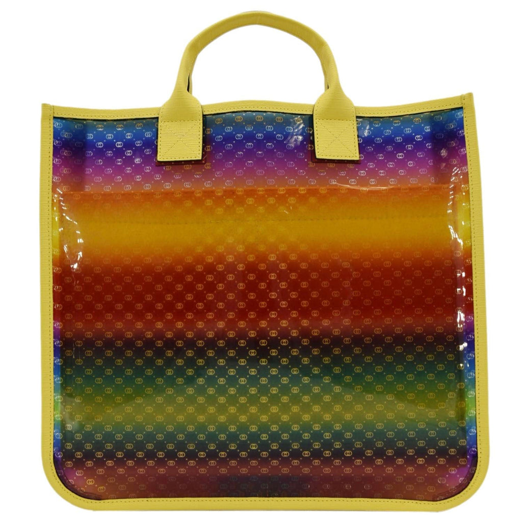 GUCCI Kids Rainbow Gucci Vinyl Tote Bag Multicolor 550763