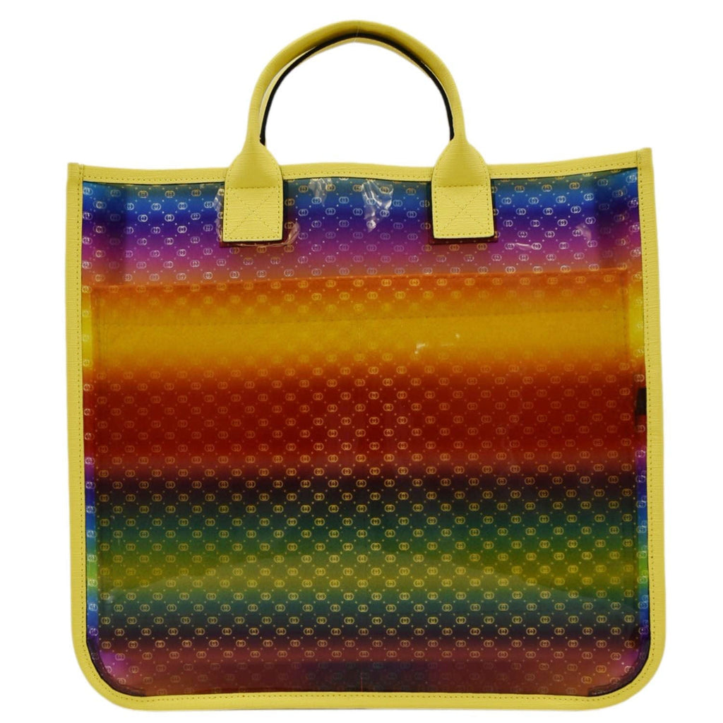 GUCCI Kids Rainbow Gucci Vinyl Tote Bag Multicolor 550763
